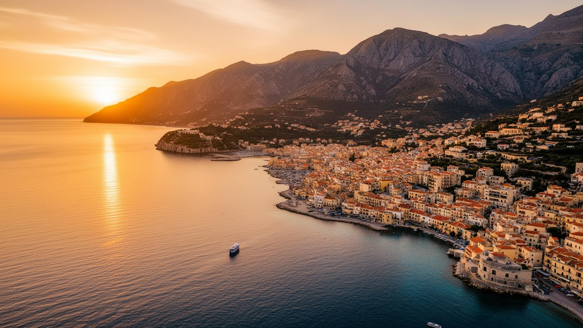 Coastal travel destination